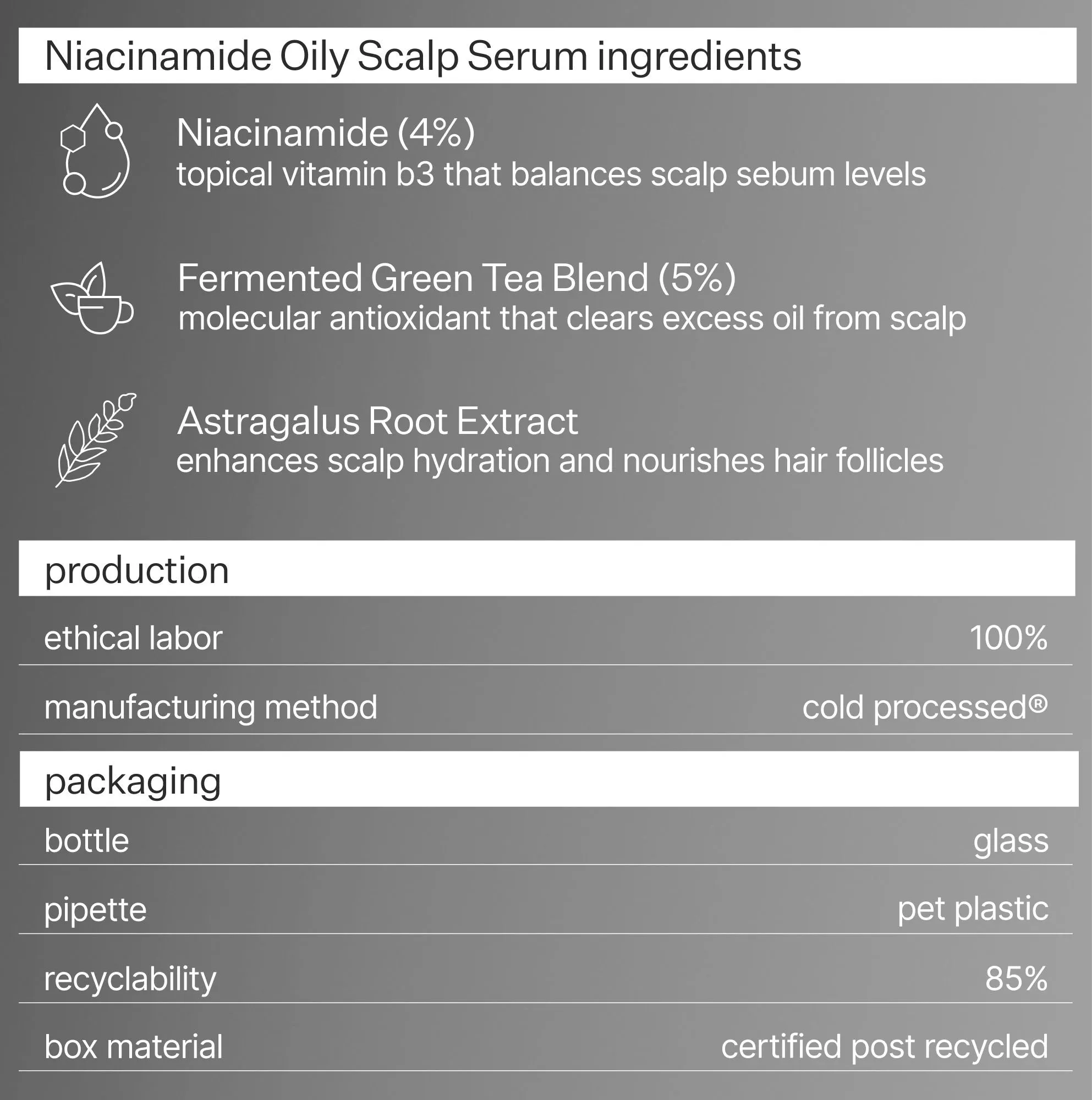 4% Niacinamide Oily Scalp Serum
