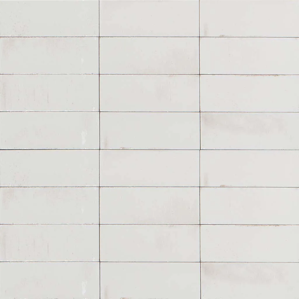 Bianco Glossy, 3" x 8" - Porcelain Tile