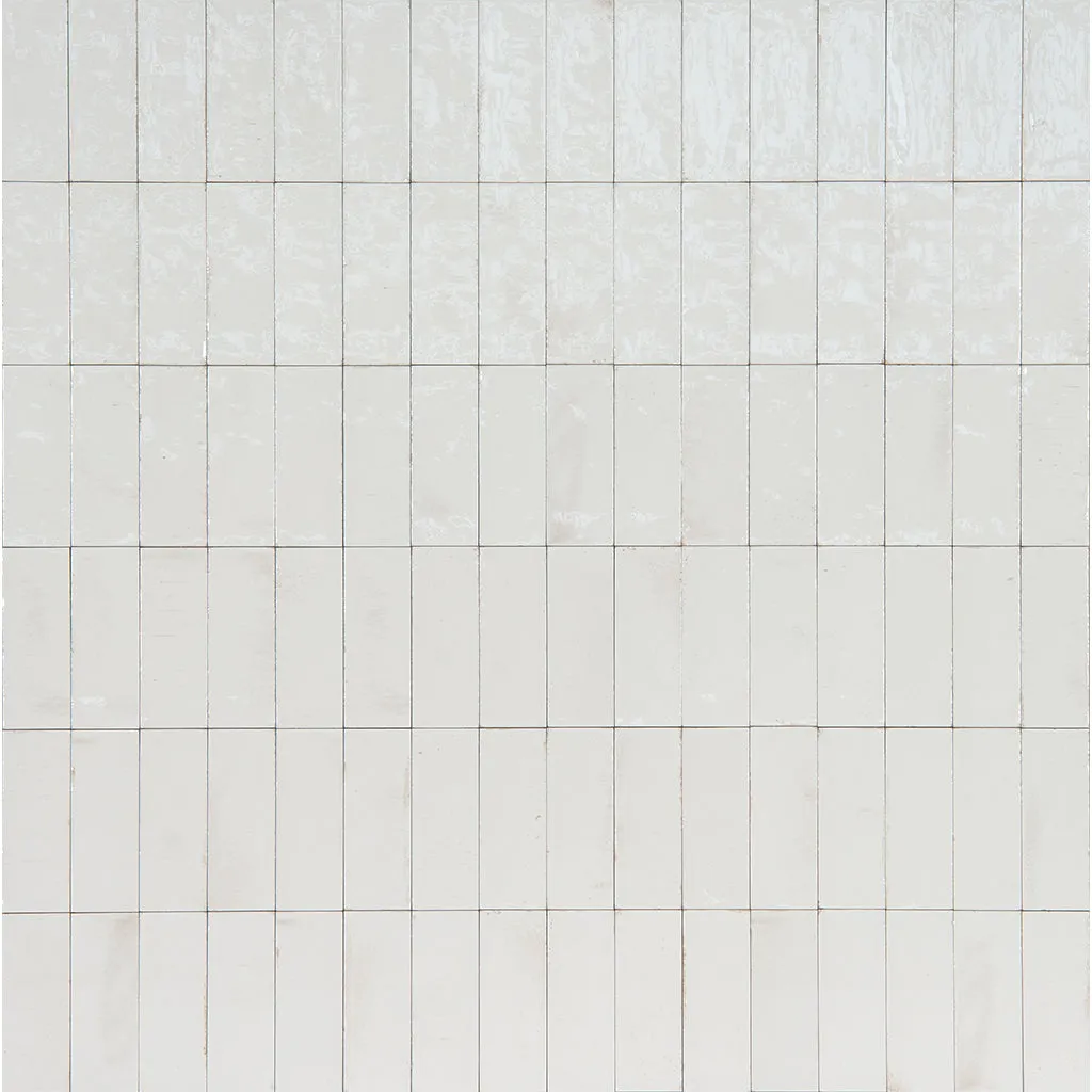 Bianco Glossy, 3" x 8" - Porcelain Tile
