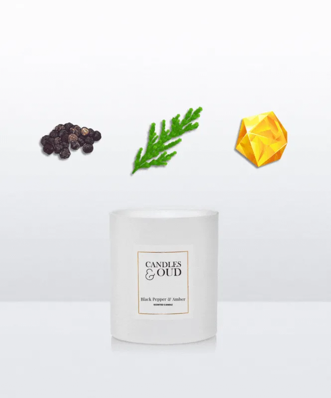 Black Pepper & Amber Candle