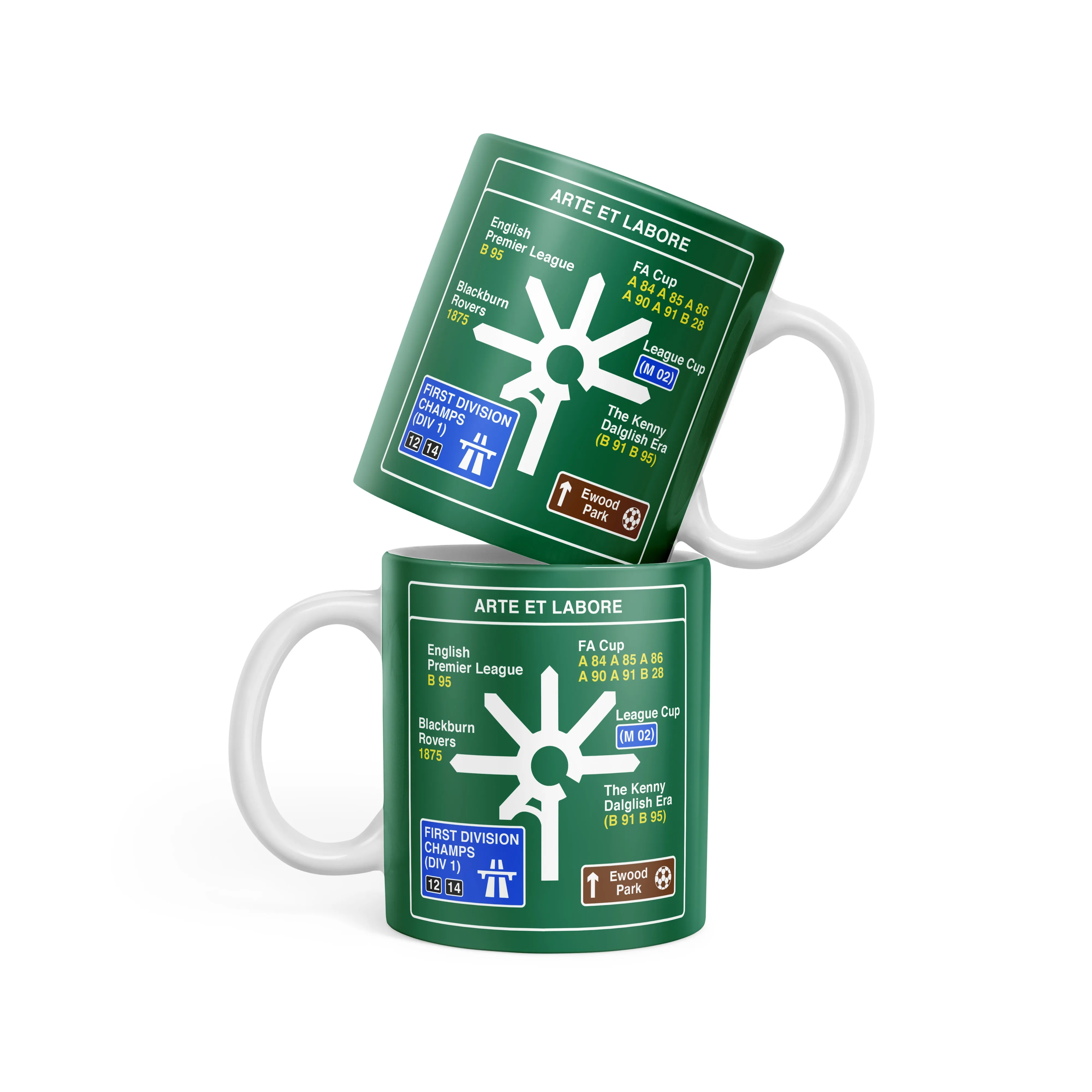 Blackburn Rovers History Roundabout Mug