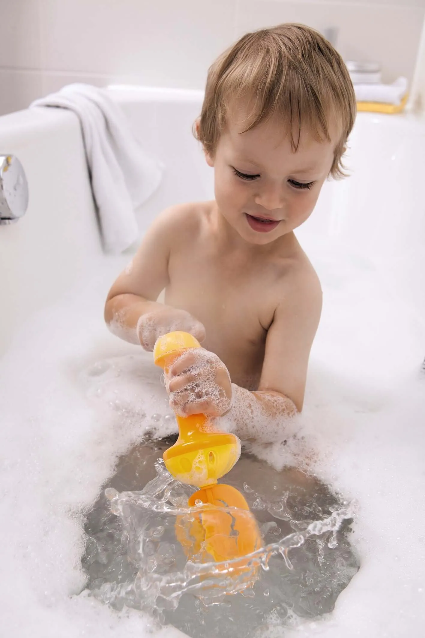Bubble Bath Whisk, Yellow
