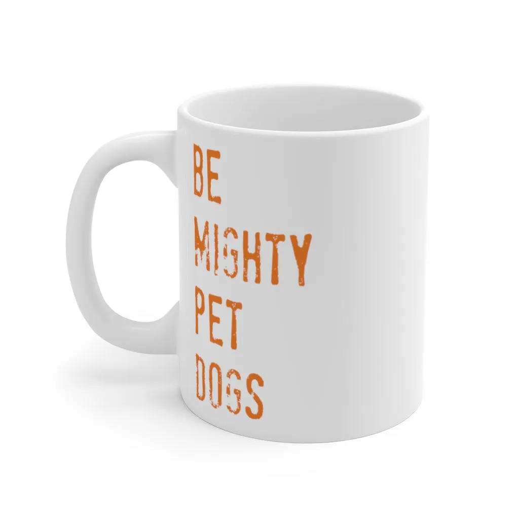 Classic White Ceramic Mug for Dog Lovers, 11 oz. & 15 oz.