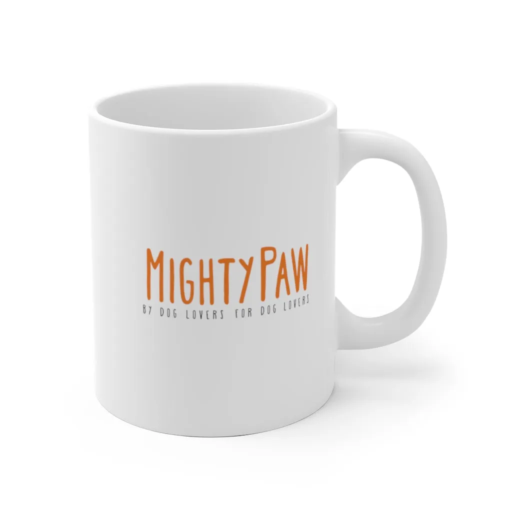 Classic White Ceramic Mug for Dog Lovers, 11 oz. & 15 oz.