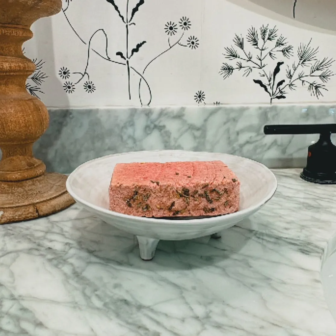 Lavender   Rhubarb Handmade All-Natural Bar Soap