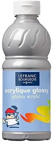 Lefranc & Bourgeois Glossy Acrylic Paint Silver