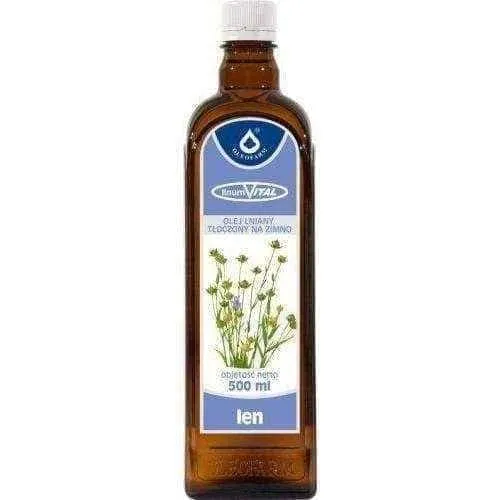 Linseed oil cold pressed 500ml LinumVital