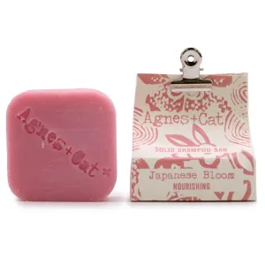 Shampoo for Oily Hair- Nourishing Solid Shampoo- Japanese Bloom - Agnes Cat