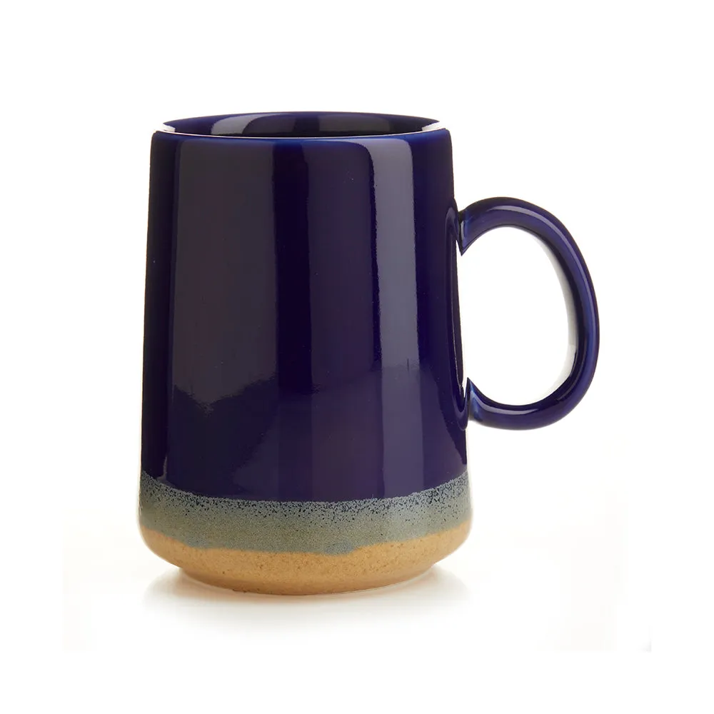 Tall Cobalt Farmhouse Mug